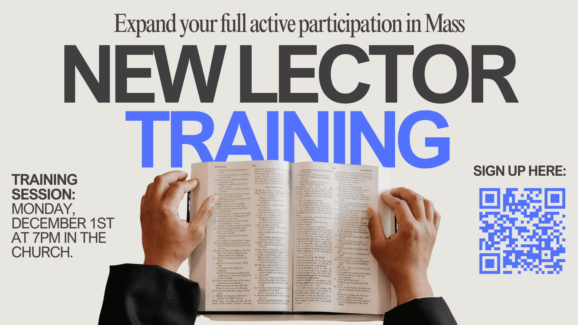 Lector Training Screens