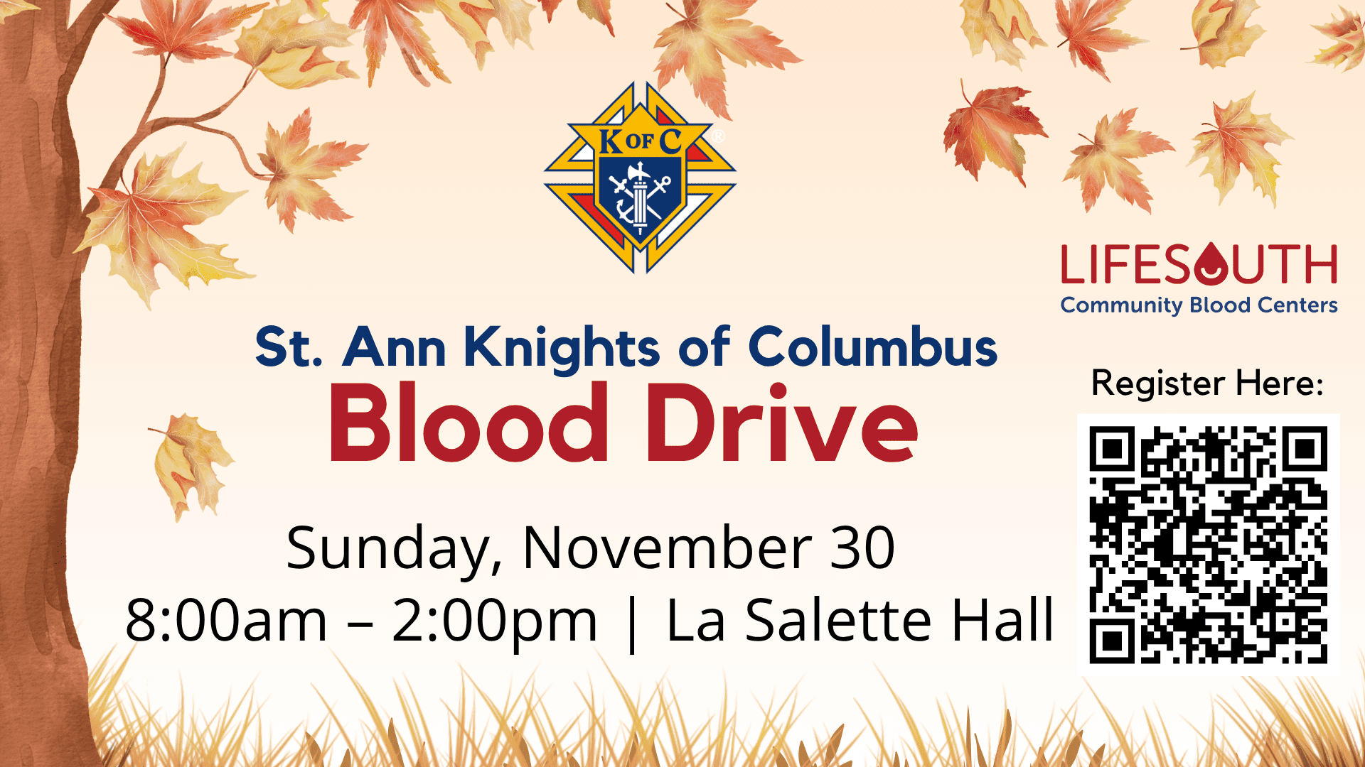 Nov KofC Blood Drive